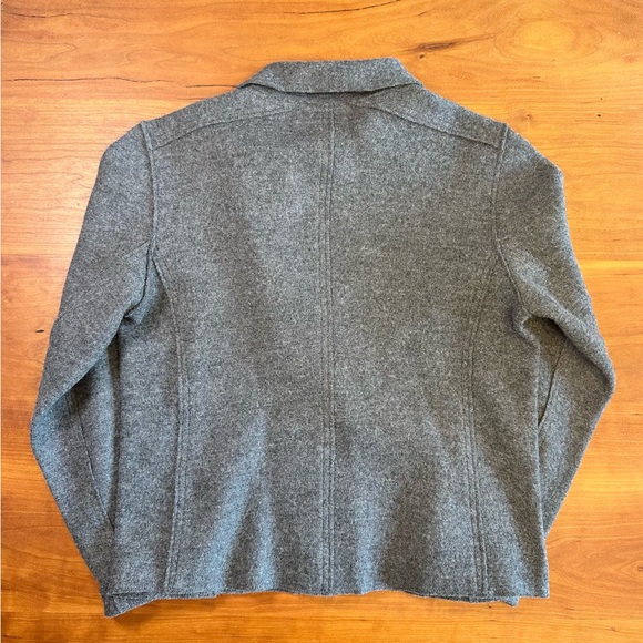 Eileen Fisher Boiled Wool Moto Jacket - Picture 6 of 7